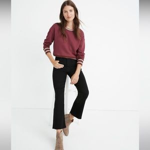 Madewell Cali Demi Boot Black Denim Jeans - 26P